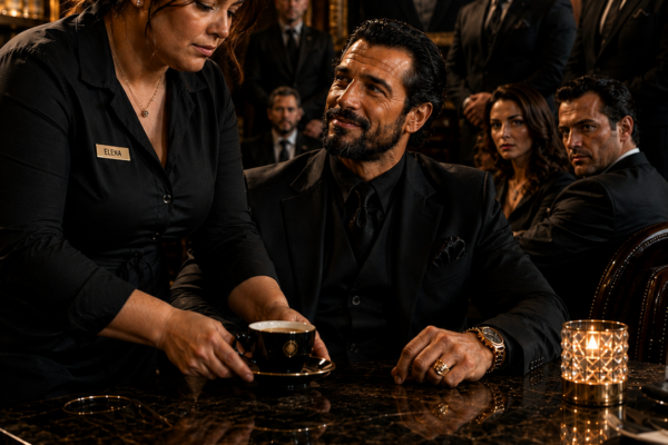 The Plus-Size Waitress Apologized to the Mafia Boss Everyone Feared—Then He Smiled, Claimed Her in Public, and Uncovered the Secret That Destroyed Both Their Families