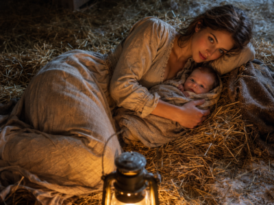 On Christmas night, a lonely Montana rancher found a freezing mother and baby hidden in his hayloft, then noticed the silver locket clenched in her hand belonged to someone impossible…