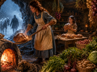 she lived alone inside a mountain with an orphan girl—then the worst blizzard in ten years brought a dying stranger to her door and changed everything she thought she had lost