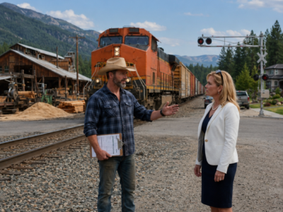 the hoa buried my family’s railroad crossing under concrete—three days later, every supply train stopped and their luxury neighborhood began to collapse