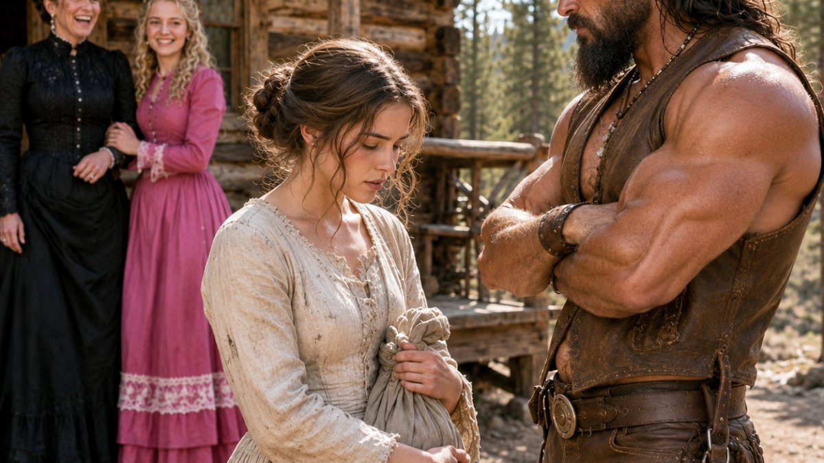 The Whole Town Watched Her Stepmother Hand Clara Over to a Scarred Mountain Man, but He Refused the Money, Until He Saw What Her Dead Father Had Left Behind…