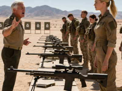 “Get back to logistics,” the colonel told her after thirteen elite shooters missed, but she calmly reached into her pocket, and the general’s expression changed before she even fired…
