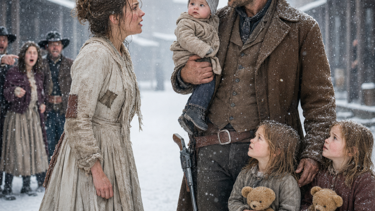 They mocked Hannah for marrying a ragged widower with three grieving daughters, but the first night in his hidden valley, the oldest girl handed her a photograph no stranger should have owned…