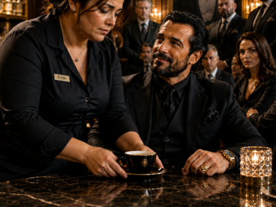 The Plus-Size Waitress Was Humiliated in Front of the Whole Restaurant—Then the Feared Mafia Boss Stood Up and Called Her His Future Wife