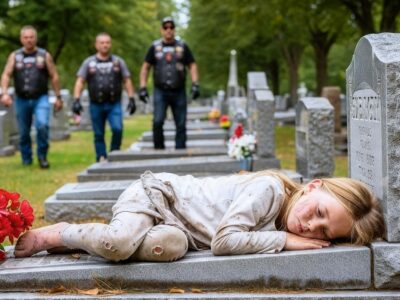I FOUND A LITTLE GIRL SLEEPING ON HER DEAD FATHER’S GRAVE—THEN SHE SAID MY PATCH WAS THE ONE THING HE TOLD HER TO FIND
