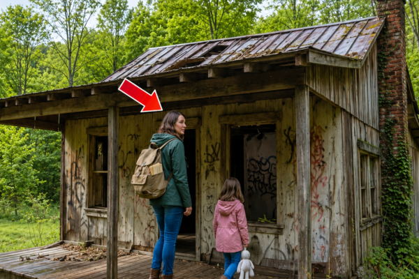 she fled with her little girl into a mountain storm and found an abandoned railroad house hiding a mother’s warning from sixty years ago