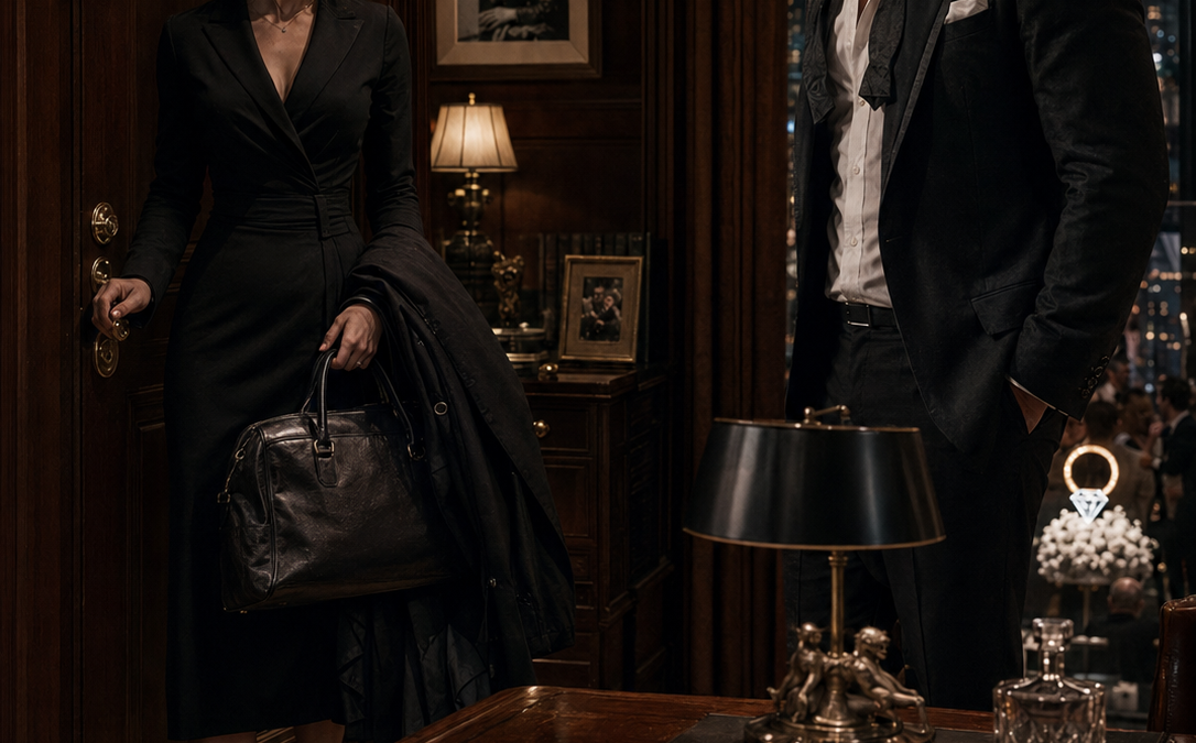 She Tried to Resign the Night the Mafia Boss Announced His Engagement—But When Roman Locked the Office Door and Said, “You’re Not Leaving,” Tessa Revealed the One Thing His New Fiancée’s Family Never Expected: She Already Knew Their Marriage Was Designed to Destroy Him