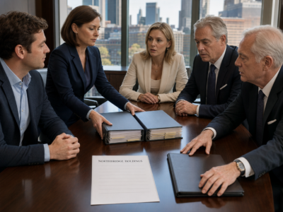 My CEO fiancée slid a prenup across dinner and said, “I’m not risking my future on you.” I didn’t argue, but when our lawyers exchanged disclosures, her father whispered one name…