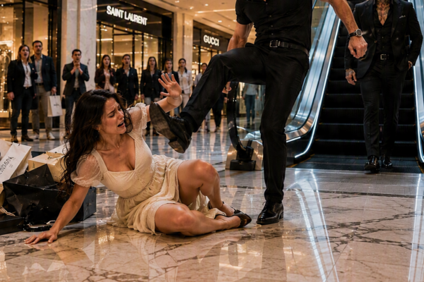 MY EX KICKED ME TO THE MARBLE FLOOR AND CALLED ME A BROKE NOBODY—THEN MY HUSBAND WALKED IN, AND HIS FIRST QUIET QUESTION MADE EVERYONE BACK AWAY