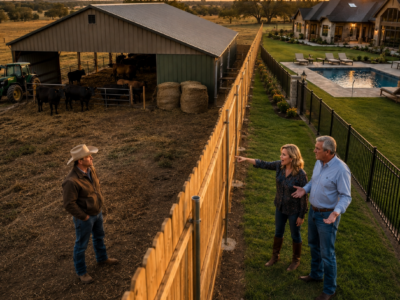the hoa stole ten feet of my texas pasture and told me it was “just grass”—so i built a barn they could never ignore