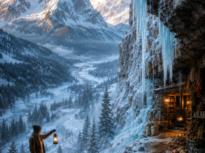 She Crawled Behind a Frozen WaterfaIl to Escape the Storm—The Secret Inside Gave Her a Life No One Could Take