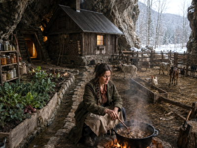 Her Husband’s Family Took Her Cabin Before Winter—But the Cave She Chose HeId a Claim Older Than Theirs