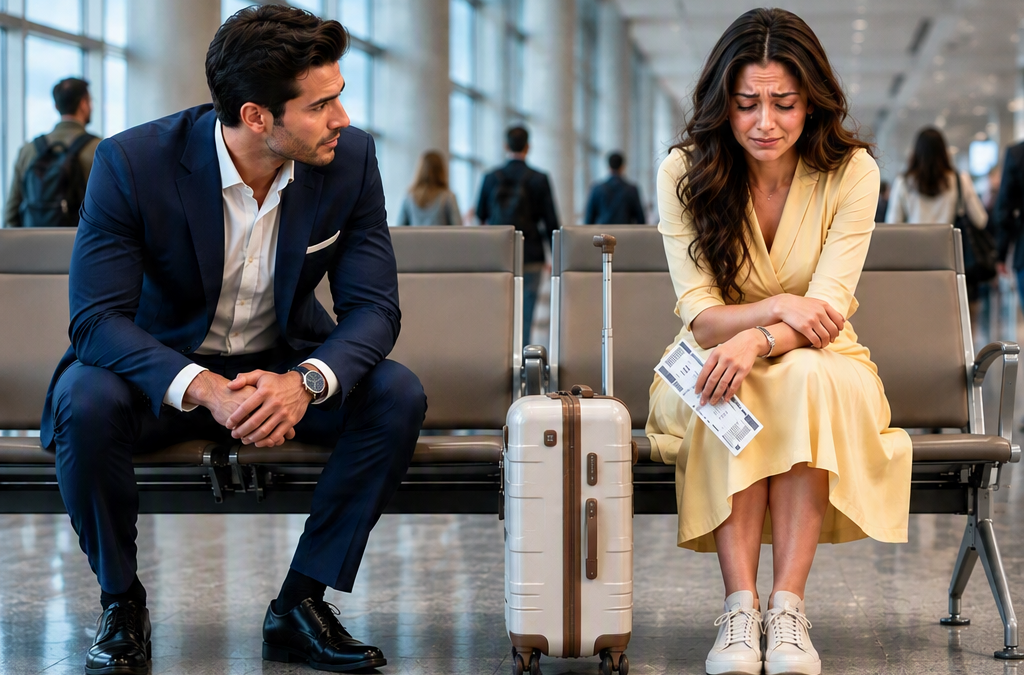 I Sold My Mother’s Earrings and Still Couldn’t Reach Her—Then a Wealthy Stranger Offered His Private Jet, but the Old Watch on His Wrist Made His Offer Harder to Understand