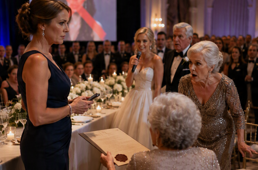 MY FAMILY PROJECTED MY INFERTILITY AT MY SISTER’S WEDDING—THEN I TEXTED ONE WORD, AND THE BRIDE’S BILLIONAIRE MOTHER-IN-LAW SAW THE NAME MY FATHER FEARED