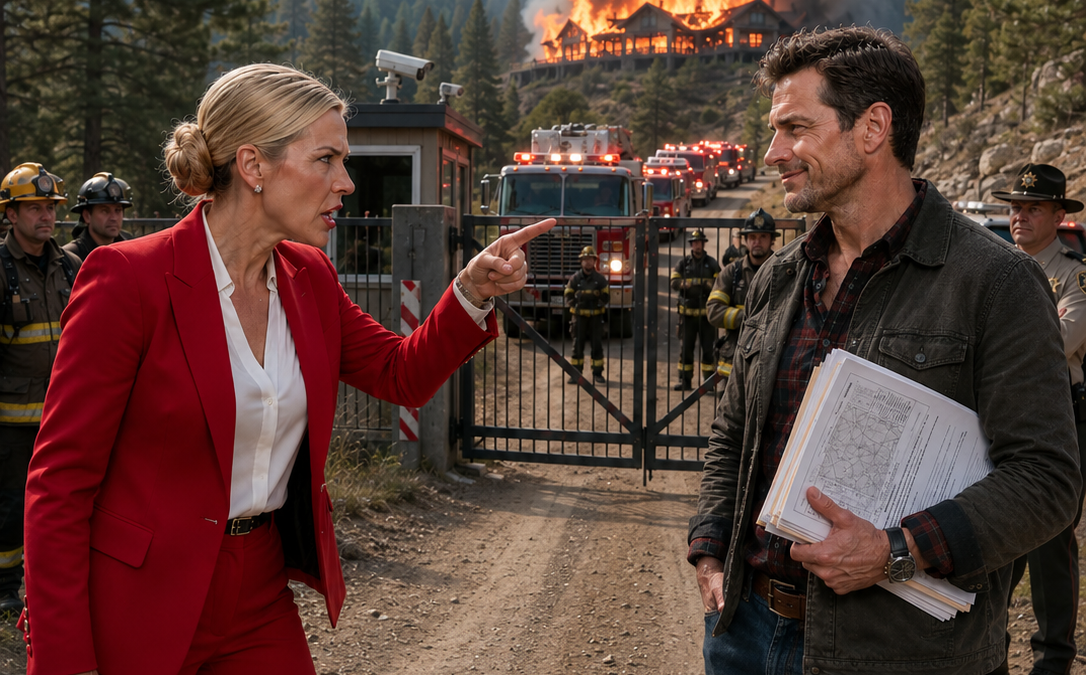 the hoa locked a toll gate across my fire road—then eleven engines sat helpless while their eight-million-dollar clubhouse burned