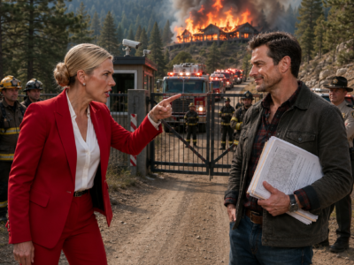the hoa locked a toll gate across my fire road—then eleven engines sat helpless while their eight-million-dollar clubhouse burned