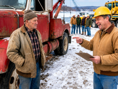 the engineers said the river had won — then a 73-year-old steelworker brought out his father’s 1948 autocar and asked for one chance