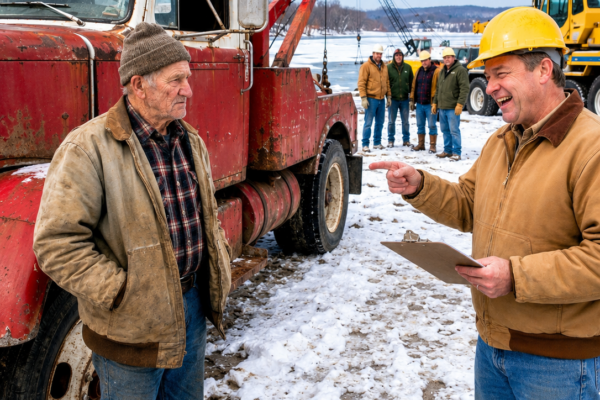 the engineers said the river had won — then a 73-year-old steelworker brought out his father’s 1948 autocar and asked for one chance