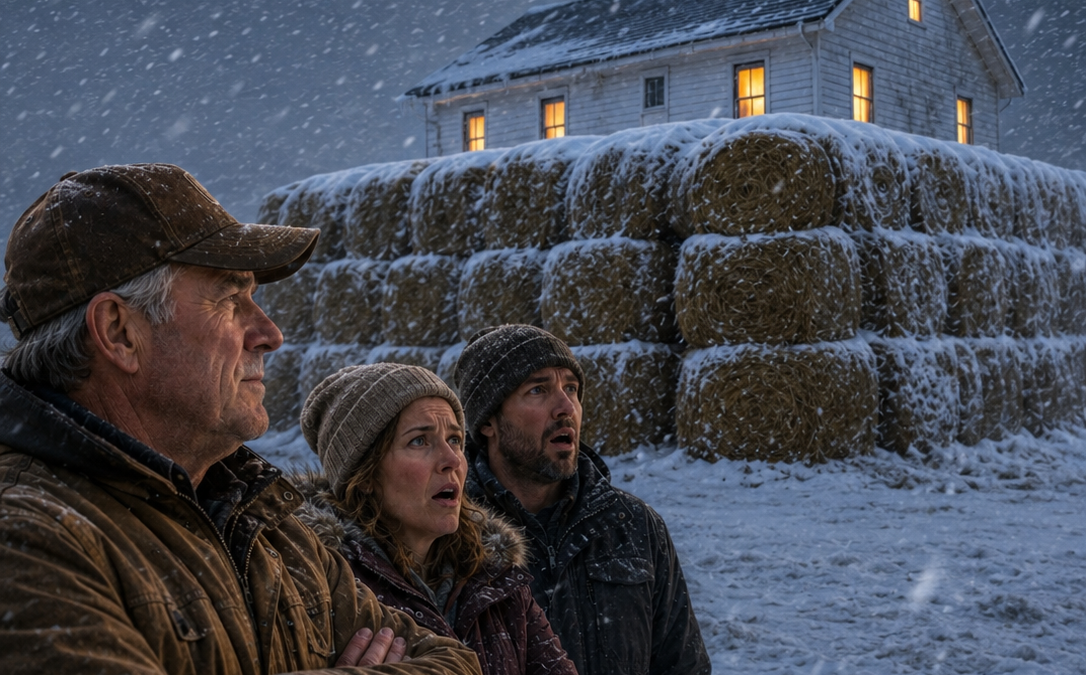 They Thought the Farmer Stacked Hay Bales Around the House for Insulation — Until the Blizzard Came