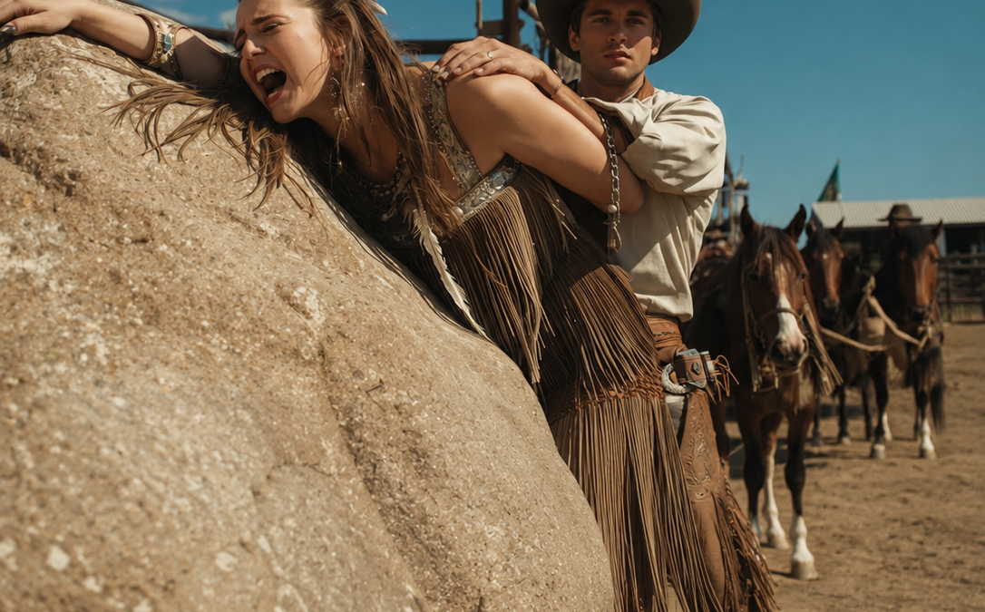 “Please Stop… It Hurts,” the Giant Bride Begged — and the Rancher’s Reaction Terrified the Town