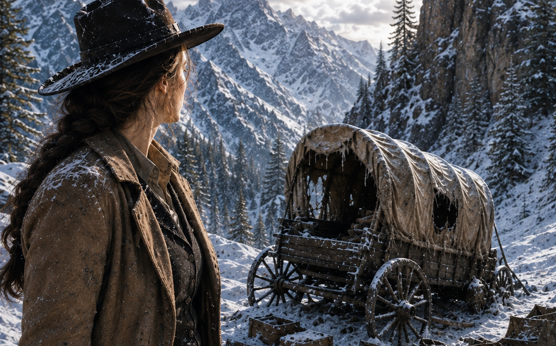 she found an abandoned wagon buried in a colorado blizzard, then a voice from the mountain called her name and reopened the secret her family had buried for seven years