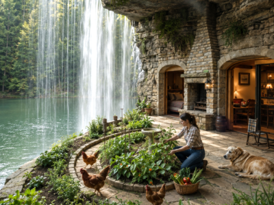 Widowed With Only $7, She Fled Into the Ozarks—Then Found a Hidden Room Behind a Waterfall