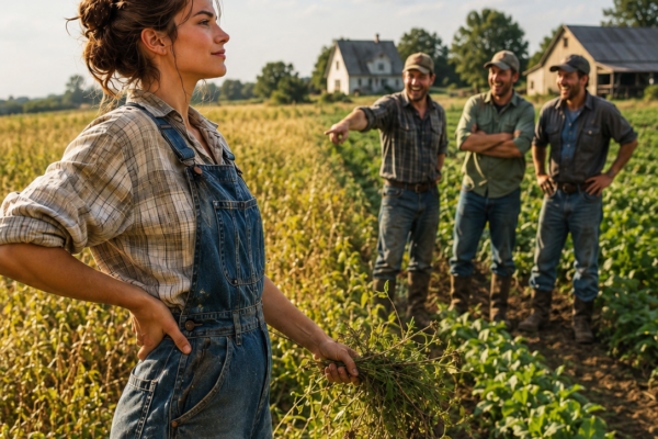 her brothers threw her off the family farm with nothing—then the twenty-dollar field they mocked revealed why an old widower had guarded it for thirty-seven years