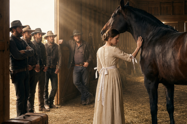 the mail-order bride nobody came to claim saved a dying stallion—and uncovered the lie that nearly cost her the only home she had ever known