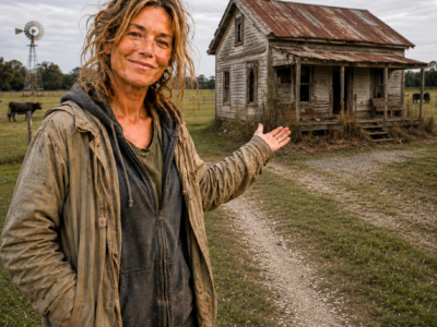 the homeless hospital housekeeper bought a condemned farm shed for $50—and built the country home everyone said she would never have