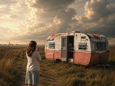 Divorced Mom Spent Her Last $9 on a Broken Trailer—Then the Hidden Deed Inside Exposed the Truth Her Ex-Husband and the Town Tried to Hide