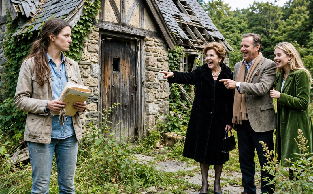 they laughed when she bought the ruined cottage for one dollar—then she found the tunnel her grandfather had hidden beneath the floor