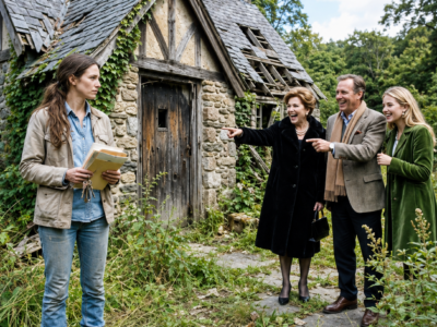 they laughed when she bought the ruined cottage for one dollar—then she found the tunnel her grandfather had hidden beneath the floor