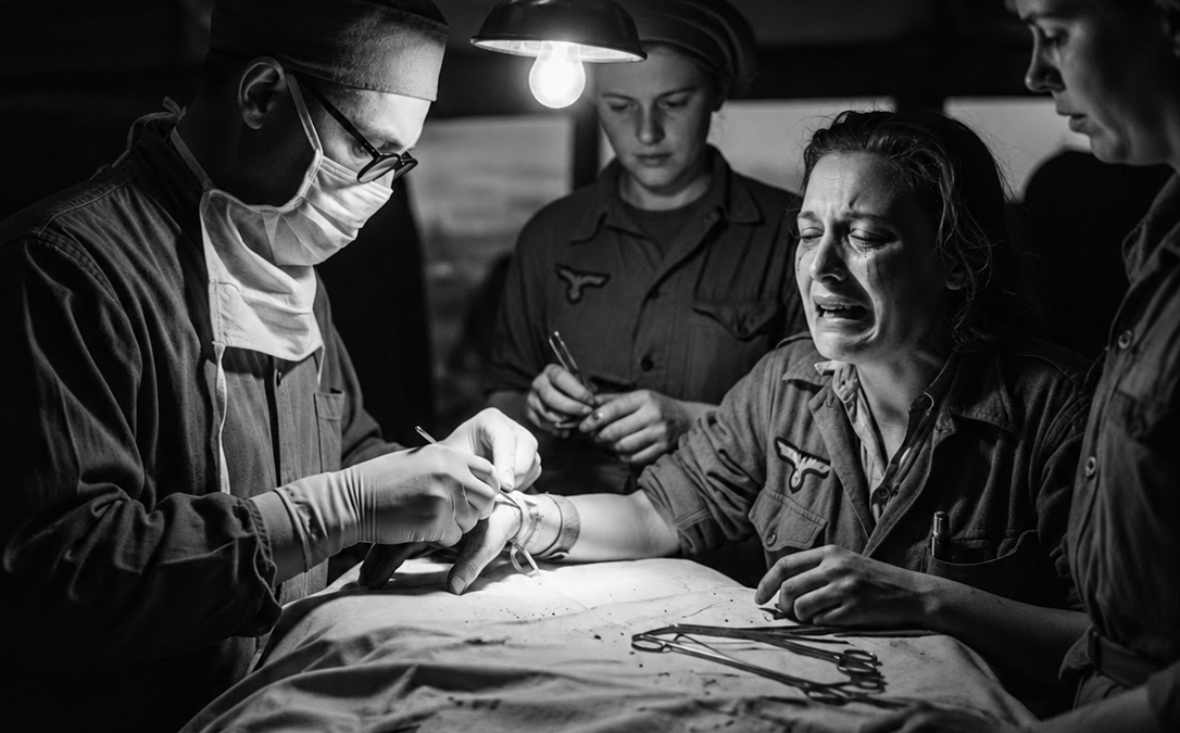 “They Will Cut My Hand Off!” — German POW Woman Wept When American Surgeon Spent 4 Hours Saving