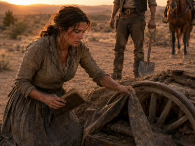 Her Cousin Seized the Farm She Had Worked Her Whole Life—So Clara Bennett Rode Forty Miles Into the Colorado Desert, Dug Where Her Grandfather’s Secret Map Told Her, and Found a Buried Wagon Whose Cargo Could Give Her Something Far More Dangerous Than Money: A Future No Man Controlled