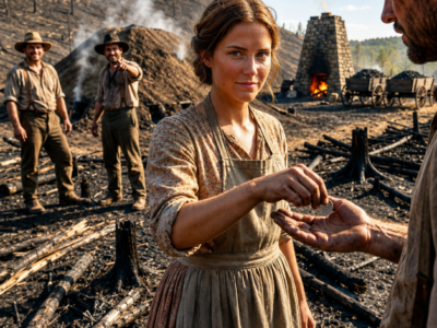 For $8 She Bought the Charred Hillside — By Spring, Every Blacksmith Bid for Her Charcoal