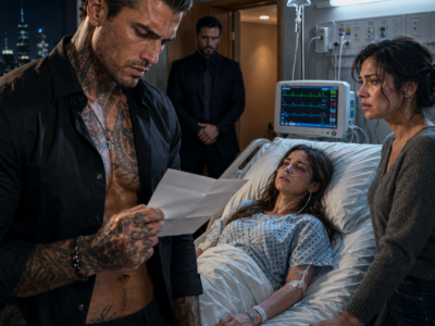 The mafia billionaire was supposed to leave after saving a stranger’s daughter with his rare blood, until the terrified mother walked into the hallway, stared at his cracked silver watch, and said…
