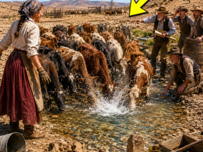 they laughed when she paid forty dollars for twenty-two starving heifers—until the cattle dug into the sand and found water the worst drought in memory could not take