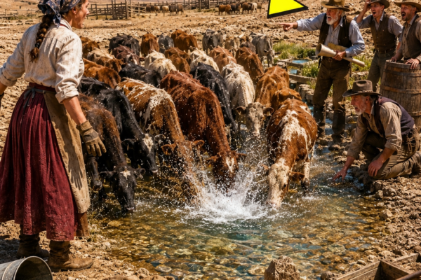 they laughed when she paid forty dollars for twenty-two starving heifers—until the cattle dug into the sand and found water the worst drought in memory could not take