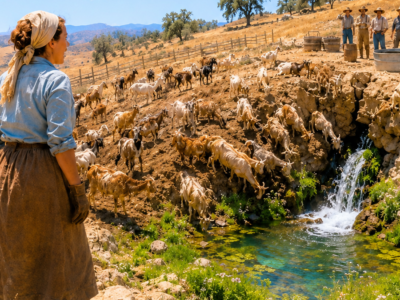 She Paid $40 for 55 Starving Goats — They Cracked Open a Hillside Spring the Drought Never Found