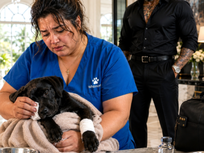 I Carried the Mafia Boss’s Terrified Puppy Until Dawn—Then He Told Me He Had Watched Every Minute