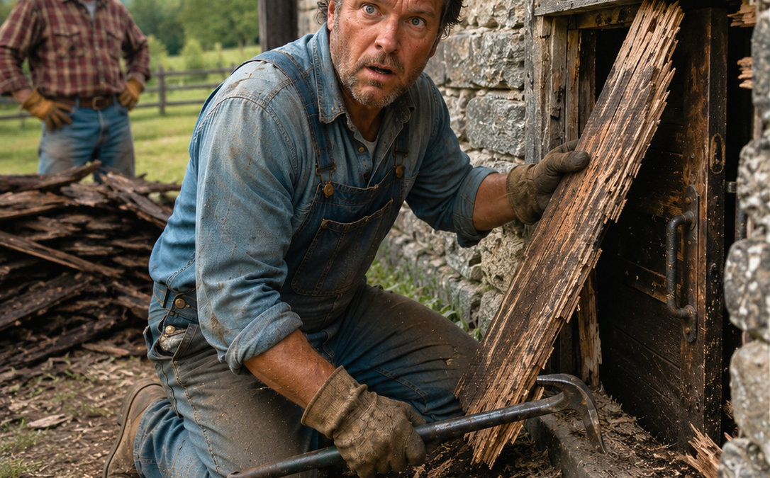 He Tore Down His Grandfather’s Smokehouse—Then Found a Door Hidden for 50 Years