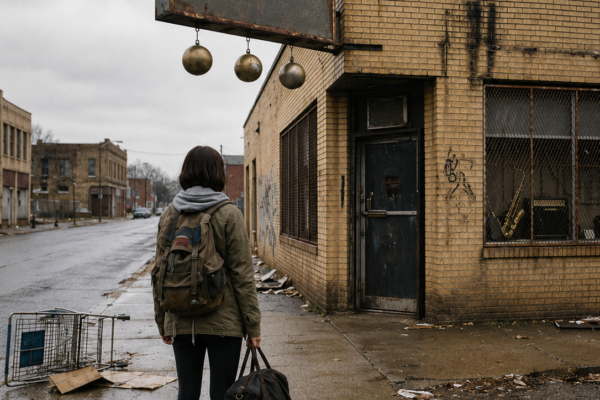 at twenty, homeless and left with nine dollars, she bought an abandoned pawn shop—and found the town’s forgotten promises locked behind steel