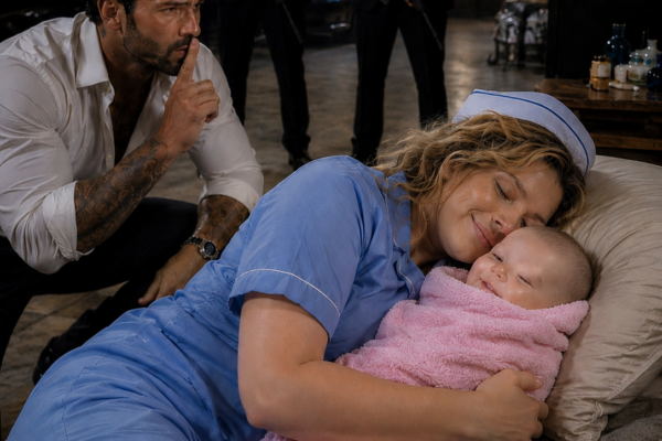 “Don’t Wake Her,” the Guard Warned—Then the Mafia Boss Saw the Baby in Her Arms