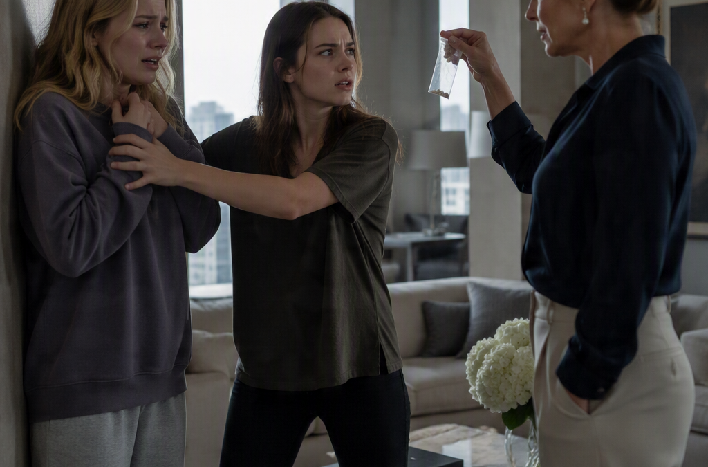 I SAVED MY SISTER AFTER OUR MOTHER DROVE HER INTO THE HOSPITAL—THEN MOM ARRIVED WITH THE SAME PILLS, SMILED AT HER, AND LEFT ONE THREAT ON THE TABLE