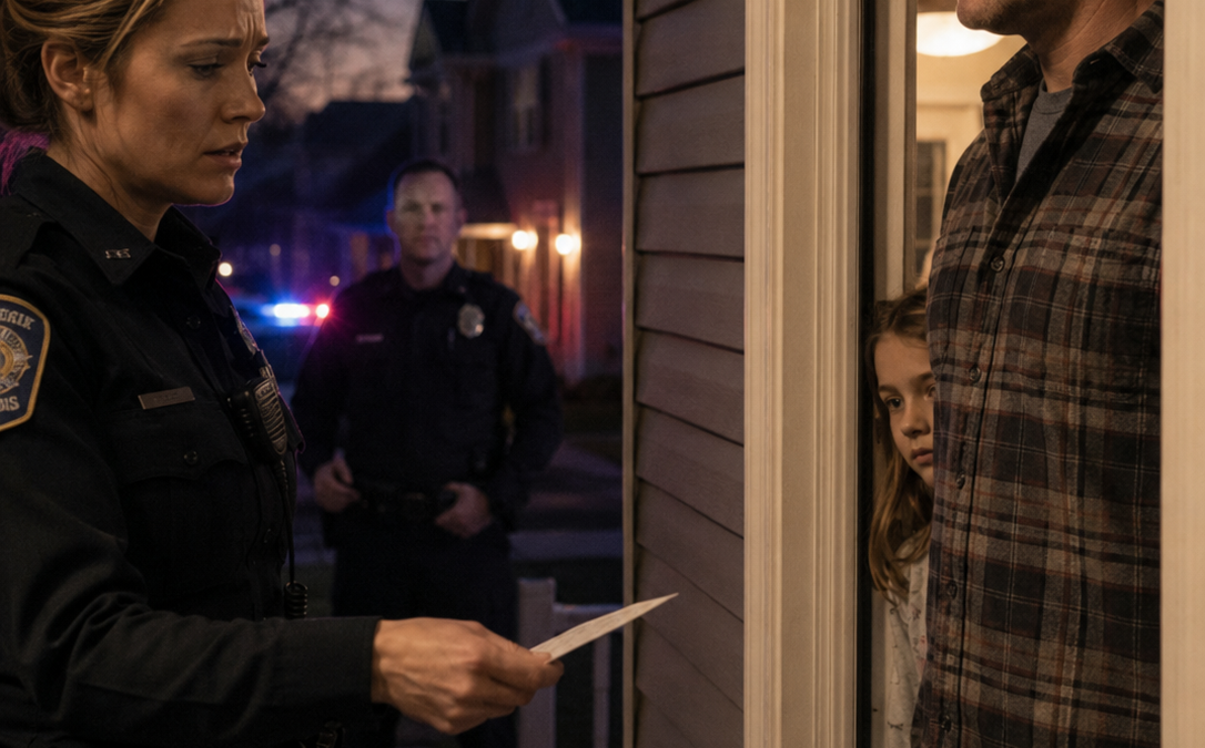 A Cop Demanded ID From a Single Dad Standing in His Own Doorway—She Had No Idea He Was the Federal Prosecutor Quietly Building a Corruption Case Against the Man Who Sent Her There, or That Her Apology Would Pull Them Both Into a Truth Neither Could Safely Ignore