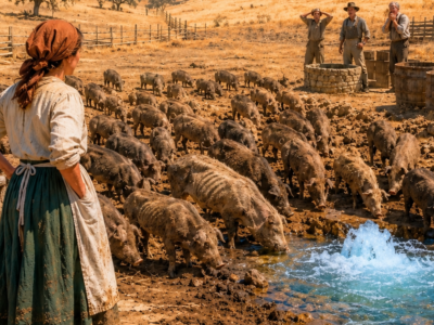 She Paid $25 for 80 Starving Hogs — They Rooted Up a Cold Spring the Drought Never Touched