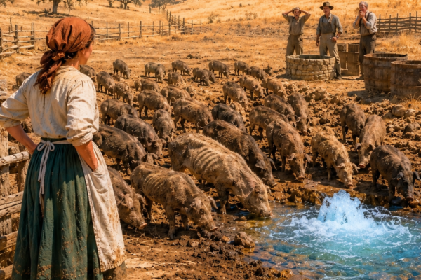 She Paid $25 for 80 Starving Hogs — They Rooted Up a Cold Spring the Drought Never Touched