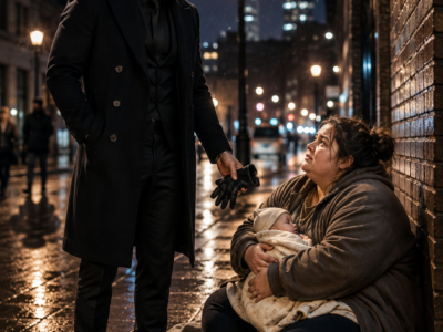 She Was Shivering in the Snow With Her Baby After Being Humiliated for Her Weight—Then the City’s Most Feared Mafia Boss Took Off His Coat and Said, “They’re Coming Home With Me”