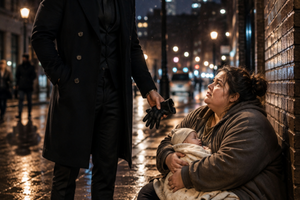 She Was Shivering in the Snow With Her Baby After Being Humiliated for Her Weight—Then the City’s Most Feared Mafia Boss Took Off His Coat and Said, “They’re Coming Home With Me”