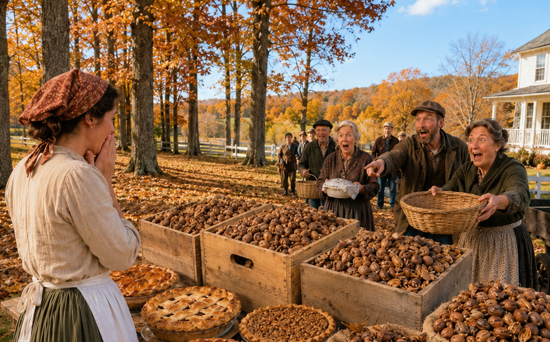 She Bought 500 Pounds of Wind-Dropped Hickory Nuts for $4 — Her Pies Had a Waitlist by Thanksgiving